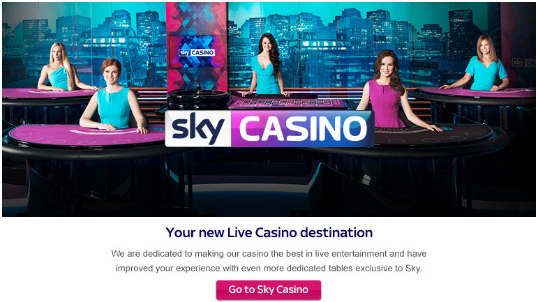 Check out the skybet live casino